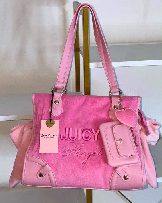 Juicy Couture "Juicy Angel" Velour Tote Bag