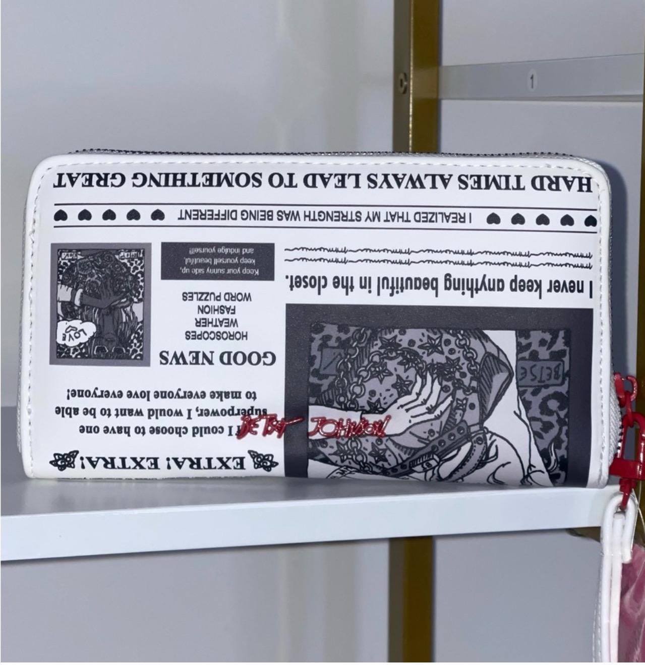 Newspaper Clutch Bag