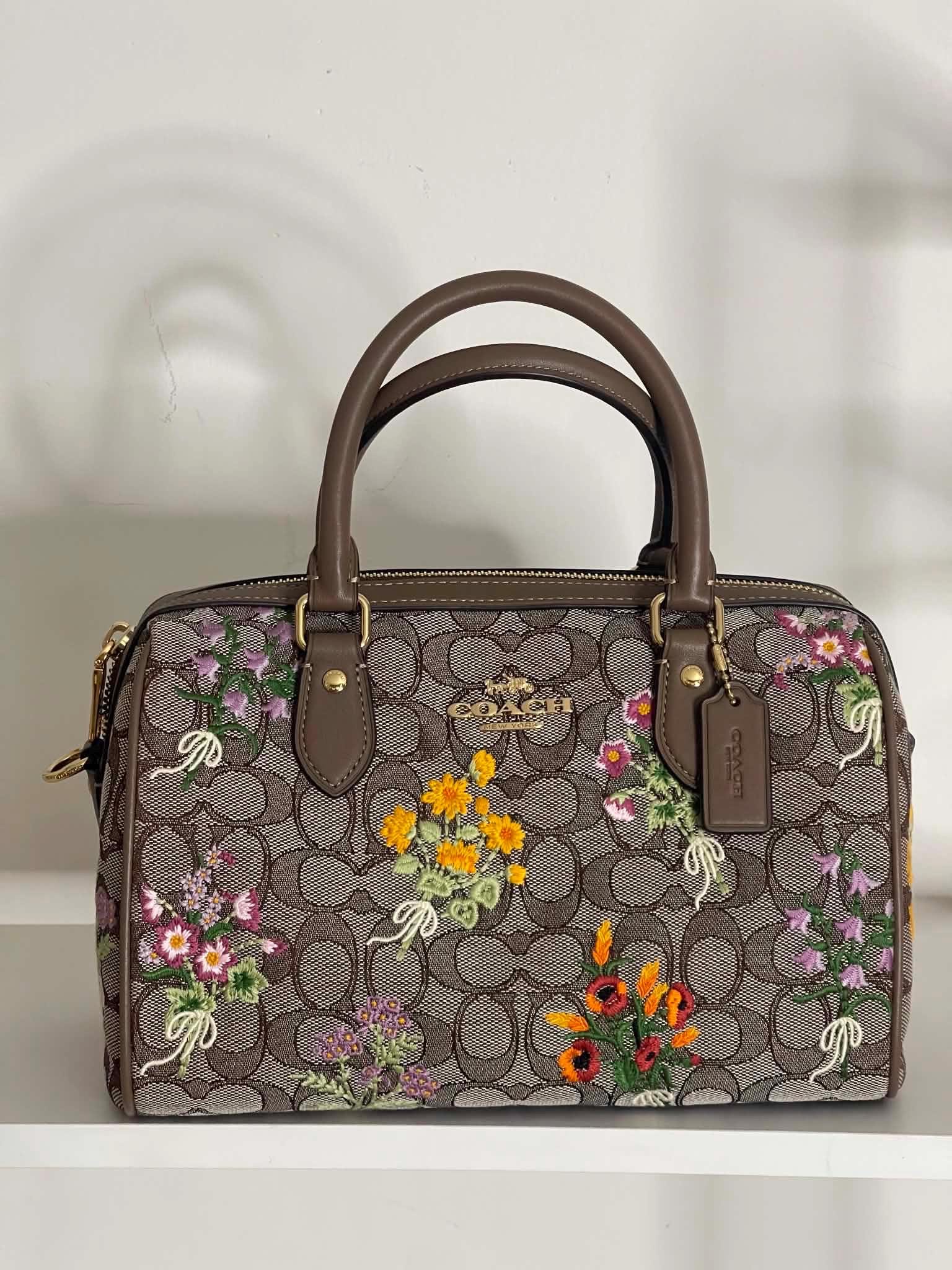 Coach Floral Bag - Etsy