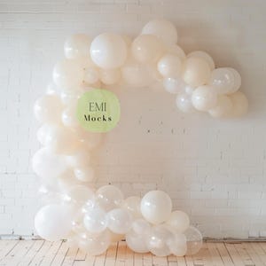 Balloon Arch Backdrop Mock Up - Balloon Mock Up - Balloon Backdrop Mock Up - Arch Mock Up - Arch Balloon Mock Up- Photography Backdrop Mock