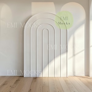 Bogen Hintergrund Mock Up - Bogen Hintergrund - Bogen Backdrop Foto Mock Up - Bogen Foto - Ballon Bogen Mock Up - Malerei Bogen Mock Up - Digital