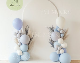 Balloon Arch Backdrop Mock Up - Balloon Mock Up - Balloon Backdrop Mock Up - Arch Mock Up - Arch Balloon Mock Up- Photography Backdrop Mock