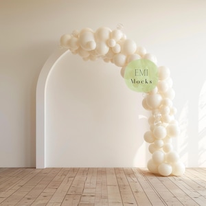 Balloon Arch Backdrop Mock Up - Balloon Mock Up - Balloon Backdrop Mock Up - Arch Mock Up - Arch Balloon Mock Up- Photography Backdrop Mock