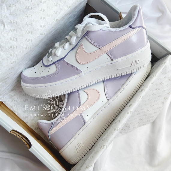 Garnet Furniture Nike Air Force 07 Essential Silver Custom Nike