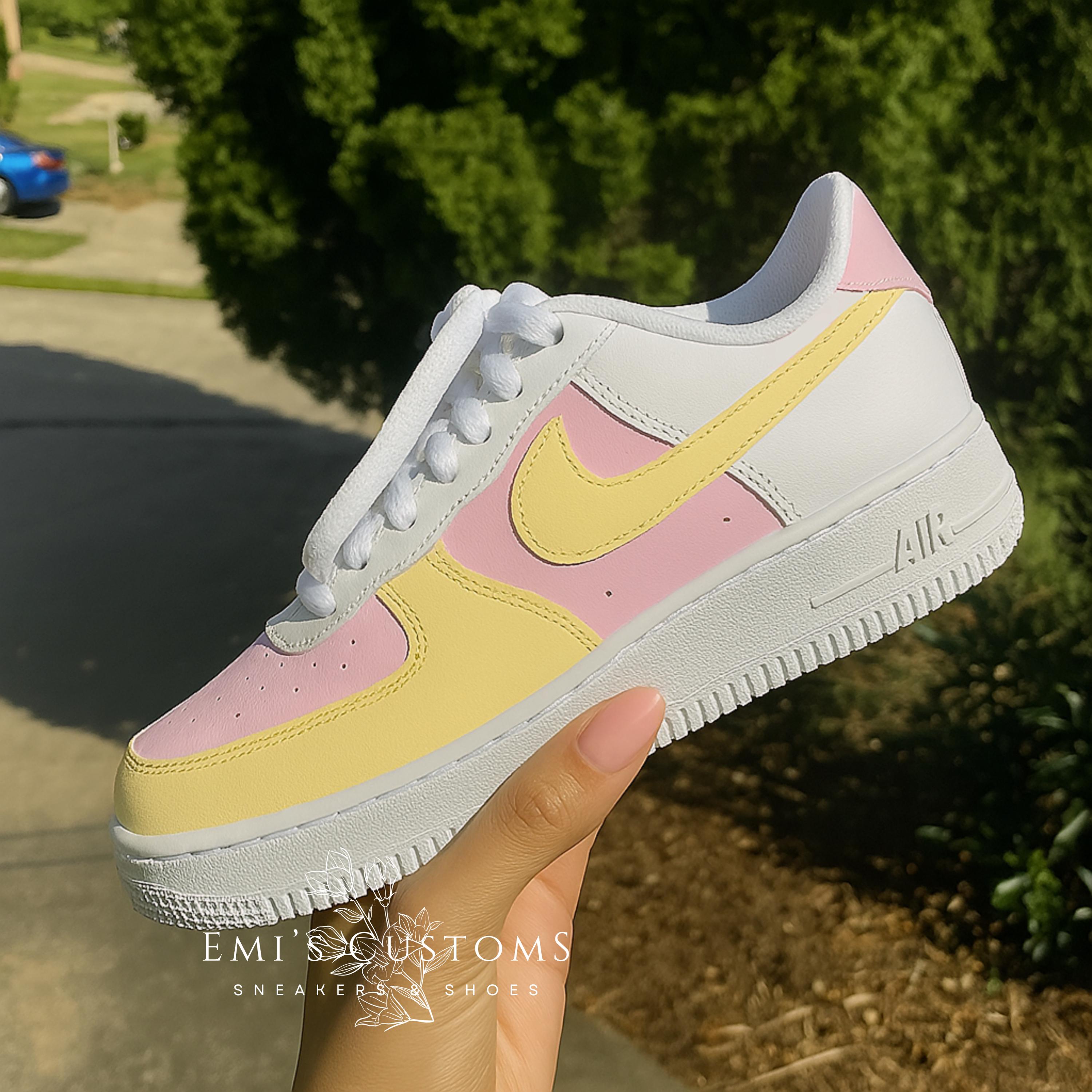 Custom Pink Lemonade Air Forces Barbie Pink Custom Air Force 1 ?️ xxcustom.com Follow & DM  main image 2