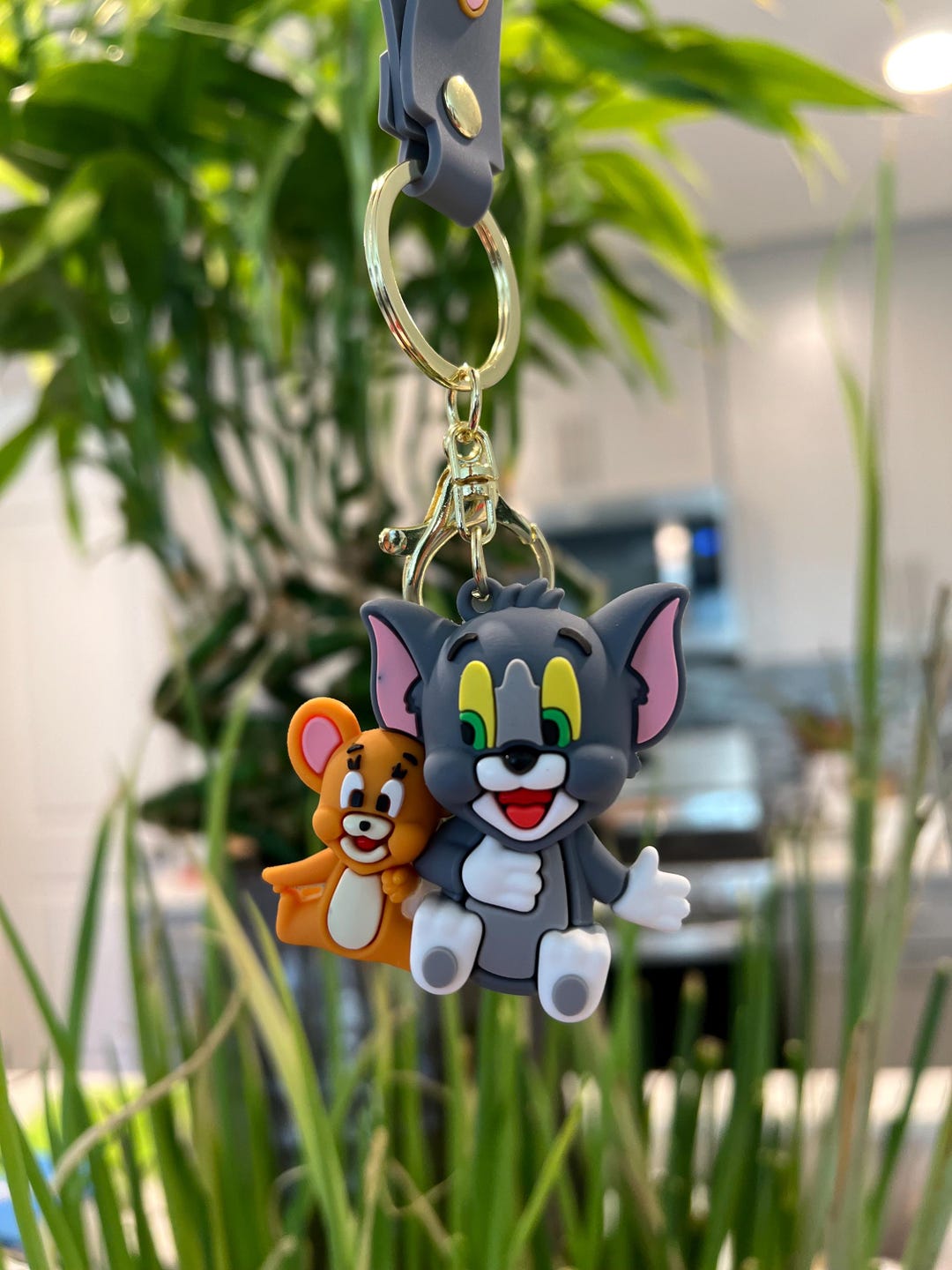 Tom and Jerry Keychain: Cartoon Character Figure Gift - Etsy