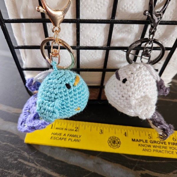 Tiny Bamboo Peacock Keychain Borbs