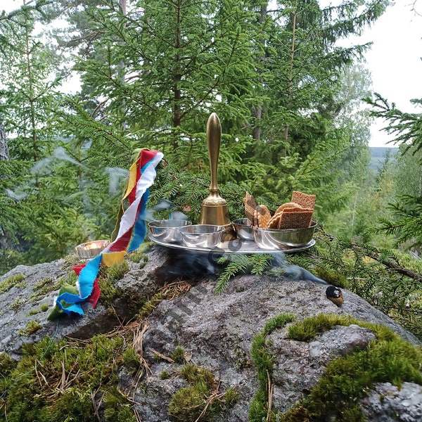 Traditional shamanic blessing ritual from an initiated shaman