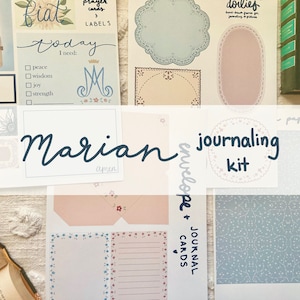Marian-dagboekkit, DIGITAAL, katholieke afdrukbare ephemera voor tijdschriften