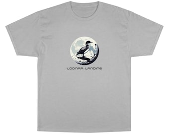 Loonar Landing Space Moon Loon Lunar Void Champion T-Shirt