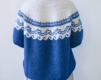 Ceramic Sweater Knitting Pattern - Colorwork Knitting