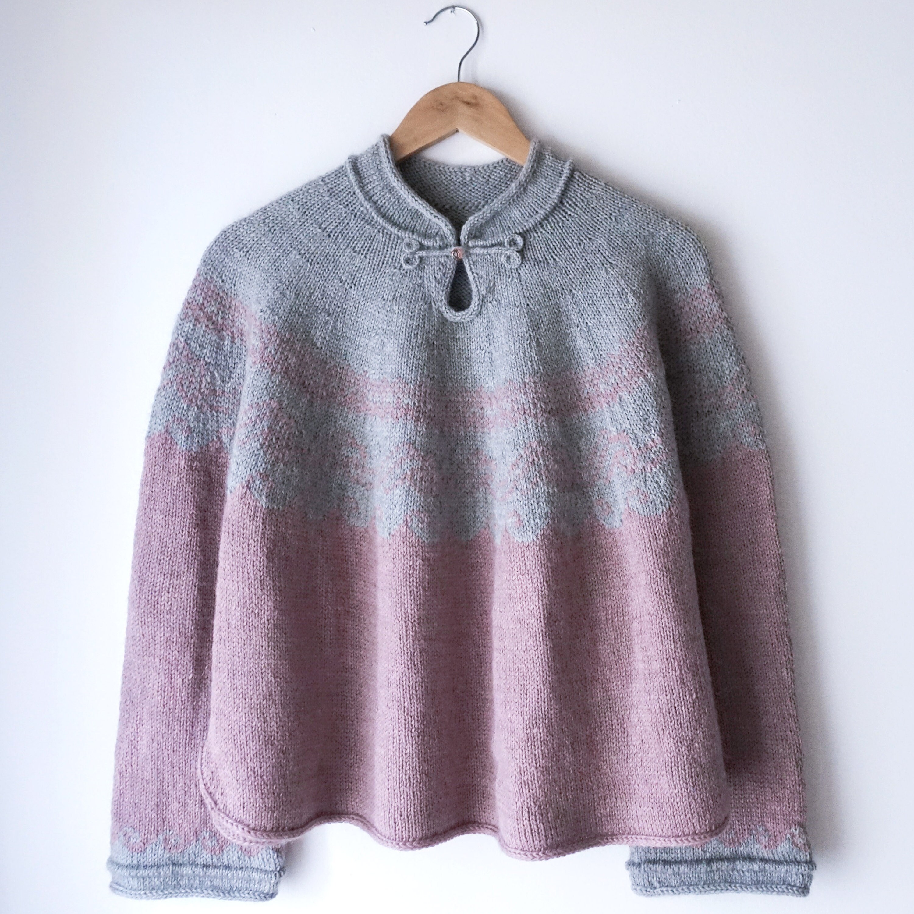 Ceramic Sweater Knitting Pattern - Colorwork Knitting