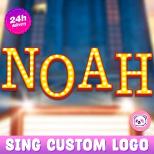 Sing custom logo with name