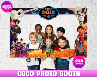 Coco Photo Booth with name and age