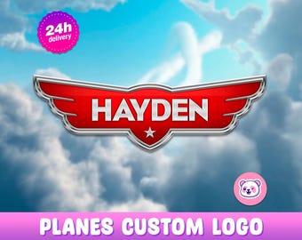 Planes custom logo with name