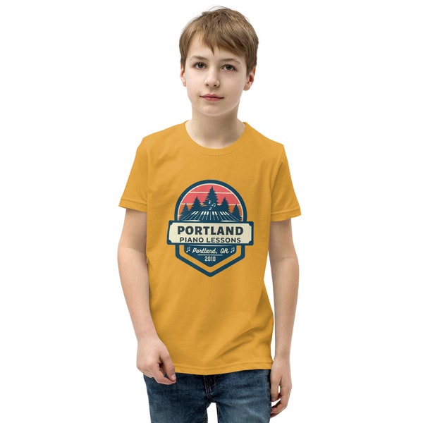 Portland Piano Lessons Youth Short Sleeve T-Shirt