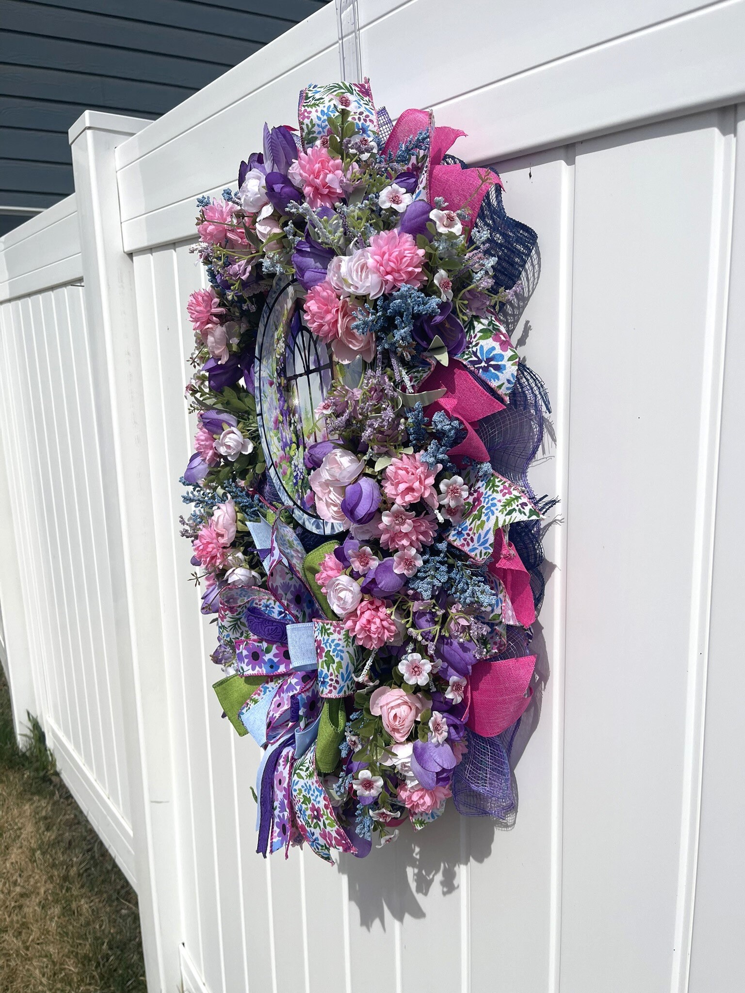 Ghirlanda Legno Ghirlanda Primaverile Di Benvenuto Con Eucalipto - 30cm Per Porta D'Ingresso, Decorazione Casa Matrimonio Rustico