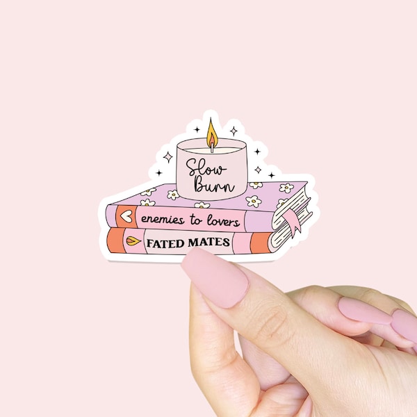 Slow Burn | Enemies To Lovers | Fated Mates Tropes Sticker