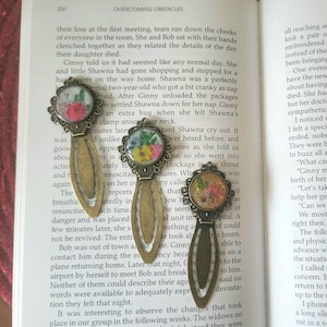 Wildflower bookmark, Bookmark, Pressed flower bookmark, Vintage bookmark, Handmade bookmark, Floral bookmark, Unique bookmark, gift for her