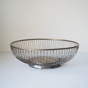 Vintage Mid-Century Modern Wire Bowl by Raimond Silverplate