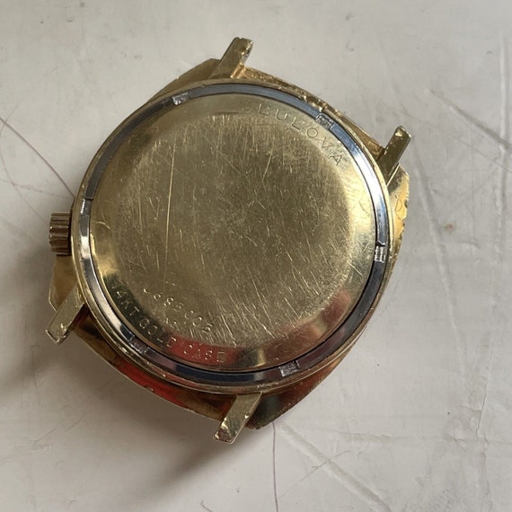 Vintage 14k Gold Accutron Watch Solid Gold Case B… - image 9