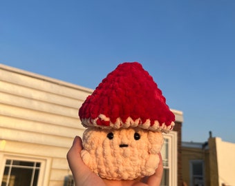 Mushroom Surprise / Mushroom Plush | Amigurumi | Cottagecore | Fairycore Plushie | Handmade Stuffed Animal | Crochet | Fidget