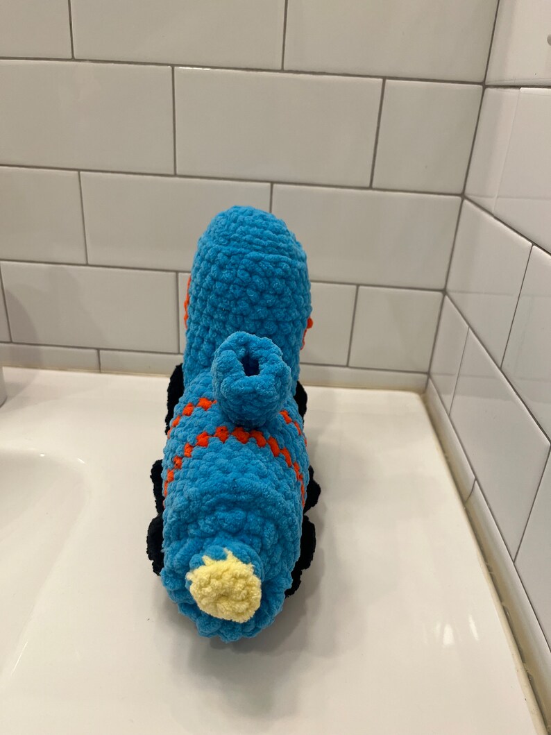 Custom Train Plush Amigurumi Train Engine Plushie Handmade Stuffed ...