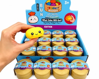 Dumpling Squishy, Slow Rising Bao Squishy, Mystery Box Sensory Toy, Cute Food Fidget, Soft Squishy Toy, Kawaii Stress Relief Gift