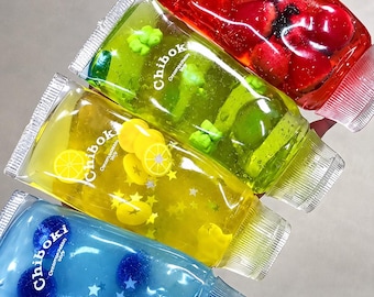 Tubo de pasta de dientes blandito, juguete para apretar relleno de fruta, juguete antiestrés suave de crecimiento lento, juguete sensorial para aliviar el estrés, regalo divertido para el escritorio
