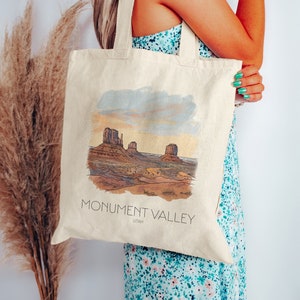 Monument Valley Tote Bag | Utah Tote Bag | Utah Bag | Cute Utah Bag | Tote Bag | Shopping Bag | Hiking Tote | Utah Gift | Gift for Her