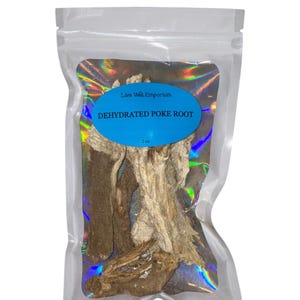 Dehydrated POKE BERRY ROOT-Phytolacca Americana