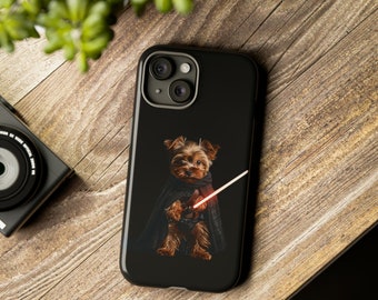 Étui pour téléphone Yorkie, Sith, Étui pour téléphone Sith Yorkshire Terrier, Inspiré des Sith, Étui pour chiot, Iphone, Samsung