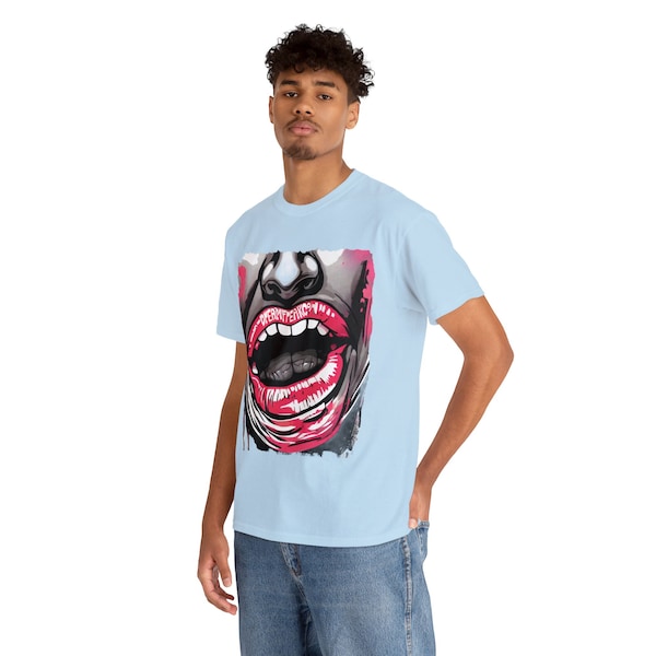 Lip Failure tee, Gift for him or her, Graphic tee, Comic relief, Fashion-forward, Rock 'n' roll vibe t-shi