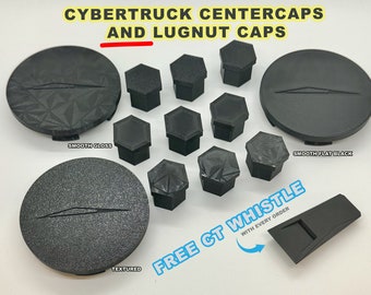 Tesla Cybertruck Center Caps & Lug Nut Caps