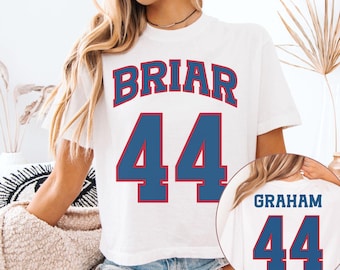 Camiseta Briar U Hockey Comfort Colors - Camiseta corta con la mascota del halcón para aficionados al deporte
