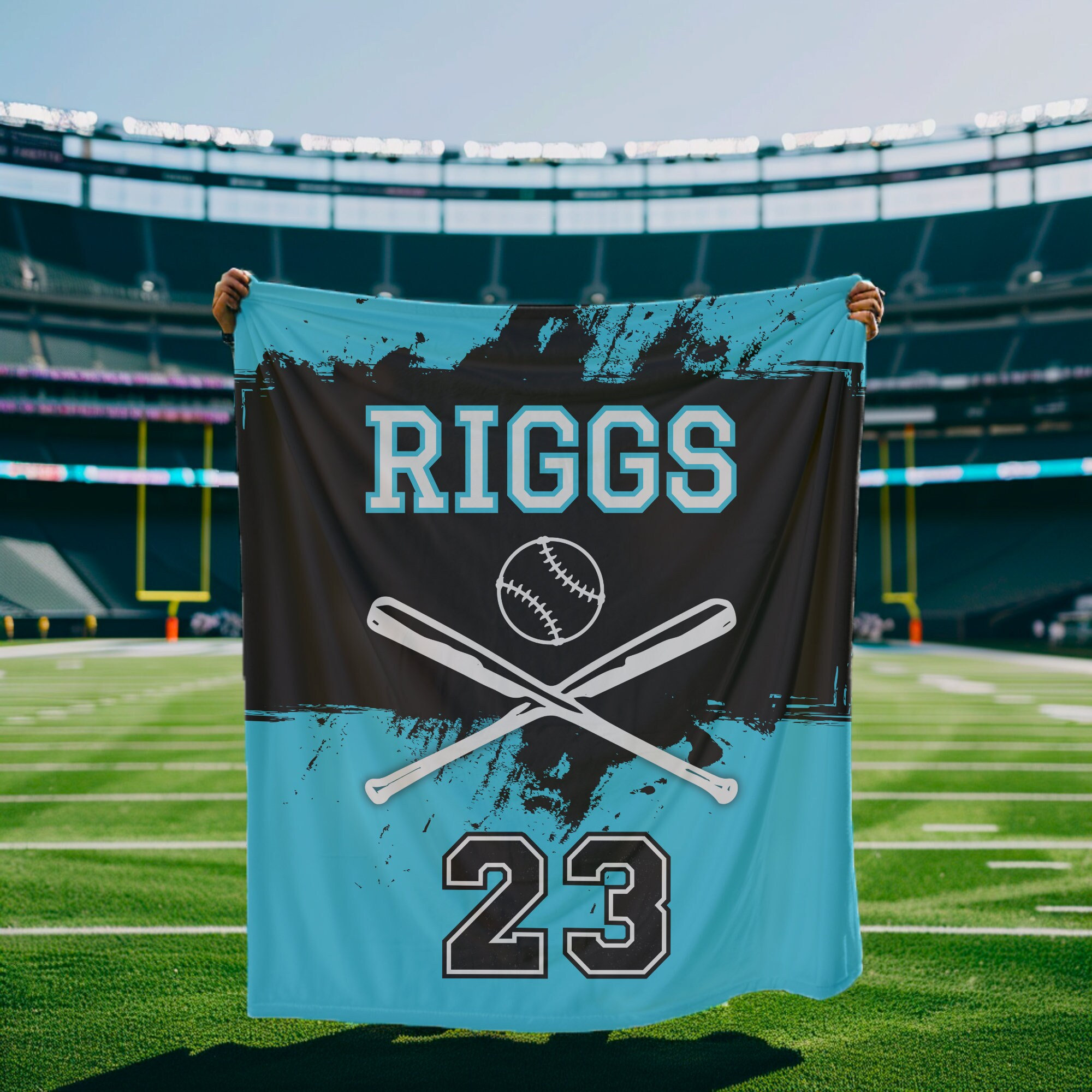 Personalized Baseball Blanket With Name and Number Customized Team Player Gifts Custom Boys Sports Team High School Grad Gift Ideas 2024 Etsy Canada