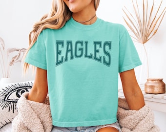 Personaliza tu camiseta corta holgada con los colores de tu equipo - Camiseta corta personalizada para mamás y esposas de jugadores de béisbol en el día del partido.