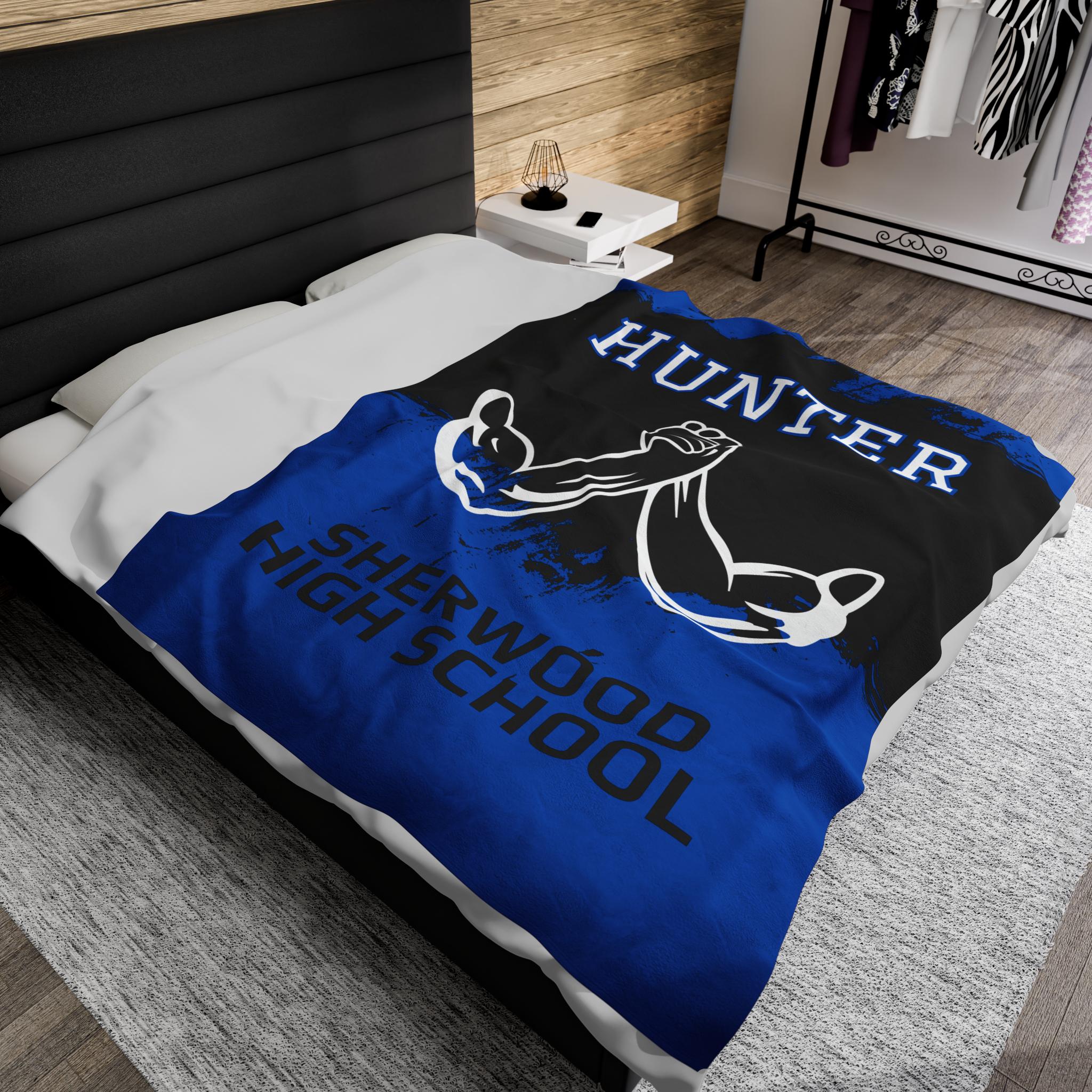 Wrestling Team Blanket Personalized with Name Custom Wrestler Player Gifts Customized Boys Sports Team Senior Night High School Grad Gifts
