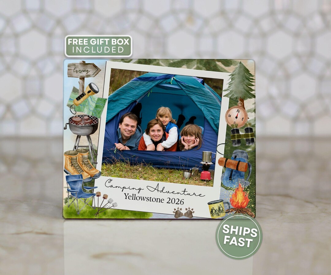 Tripping Frame Custom Camp Family Vacation Trip Frame Camping Family Vacation Camp ...