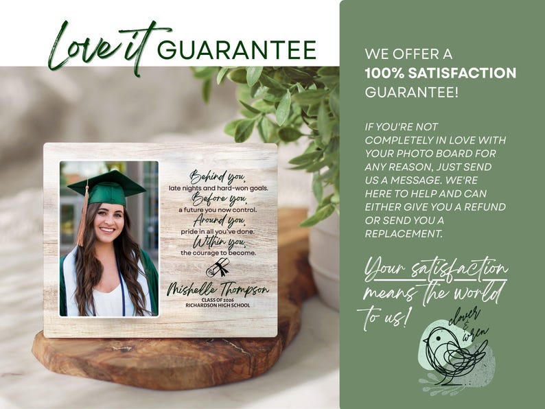 Graduation Poem High School Graduation Frame Graduation Picture Frame ...