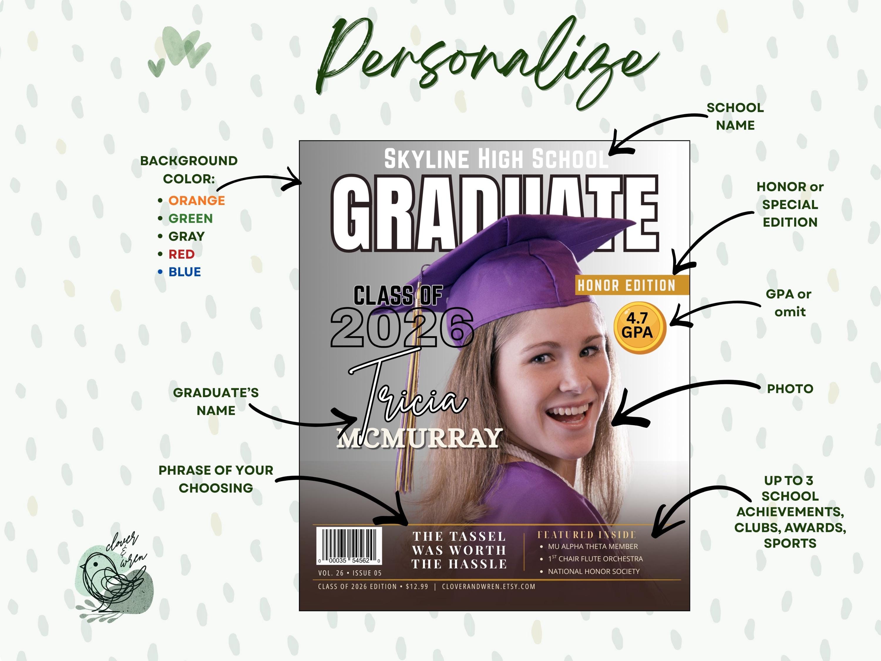 Graduation Frame Graduation Picture Frame Graduation Plaque ...