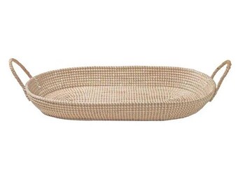 Seagrass Baby Changing Basket