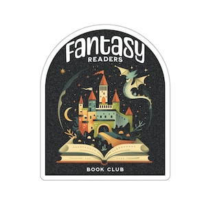 Fantasy Readers Sticker, Bücherliebe Sticker, Geschenk für Bücherlieber, Bücherwurm Merch, Kindle Sticker, Smut Reader, Leseliebhaber, e-Reader