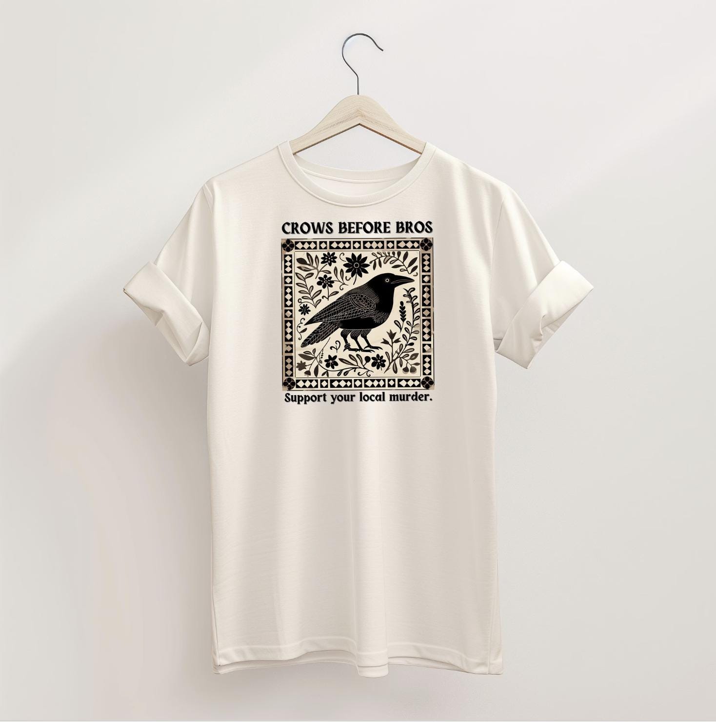 Tシャツ・カットソー NOT4NERD Flock Of Crows TShirts Charcoal J1TS011BCH Corvus Tee - Niche Snowboards