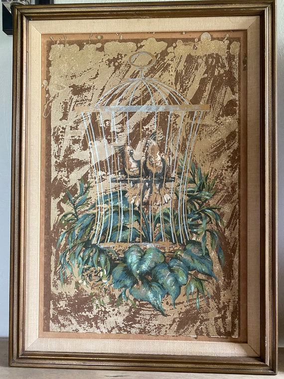 版画 Ly painter edition50 silkscreen print Lyn Howley Silkscreen Serigraph Artwork Set of 2 - Etsy