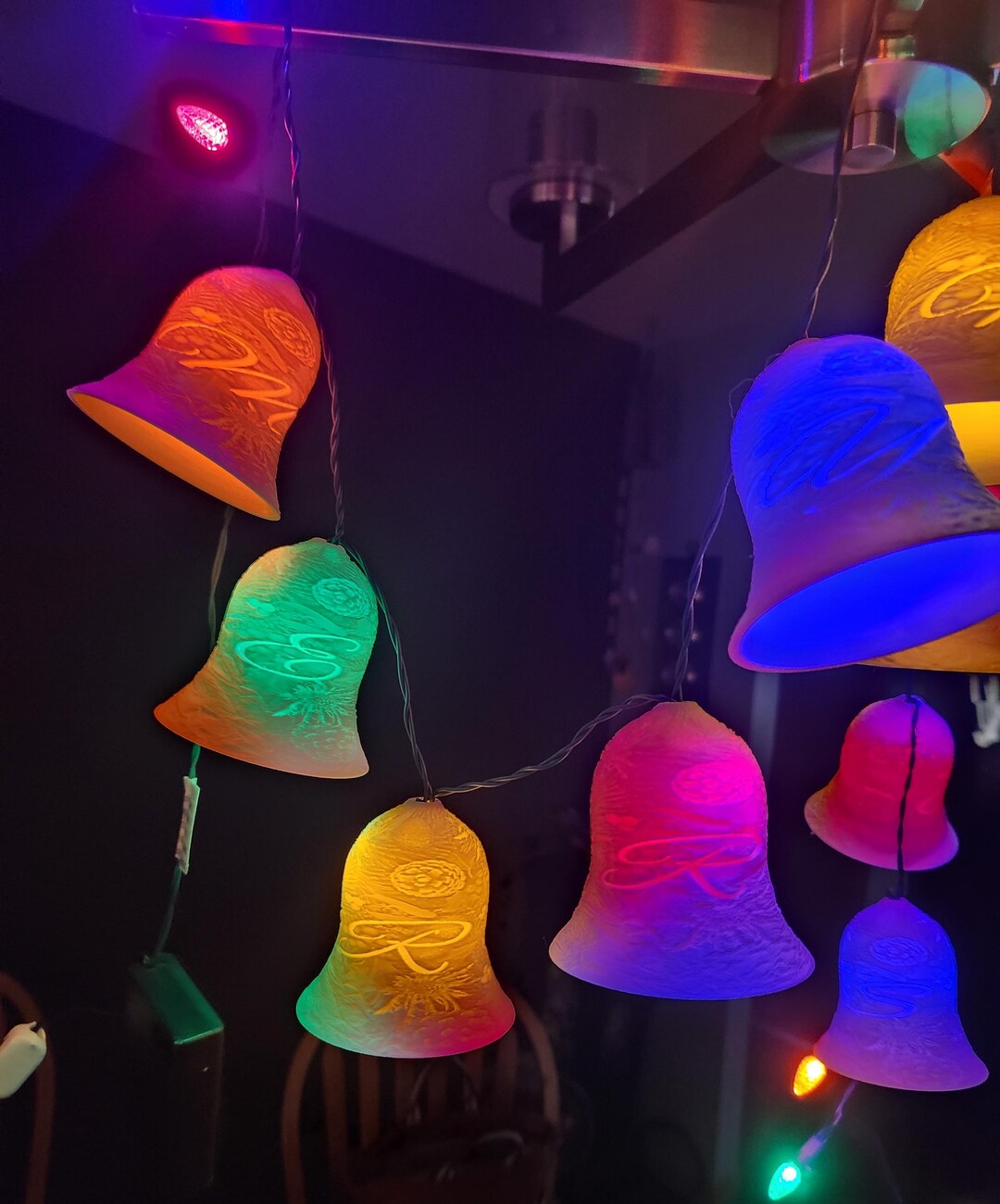 Custom 3D Printed Holiday String Lights - Etsy