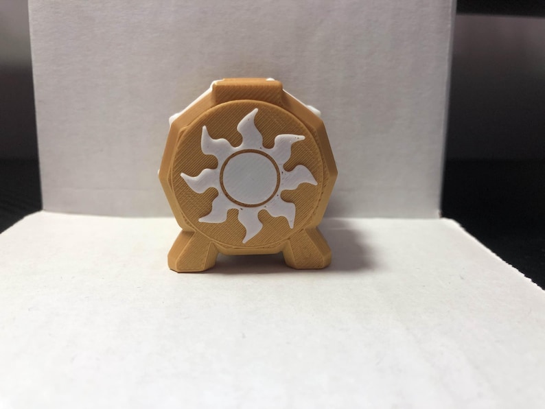 White Mana inspired Life Counter 3D Printed Game Accessory