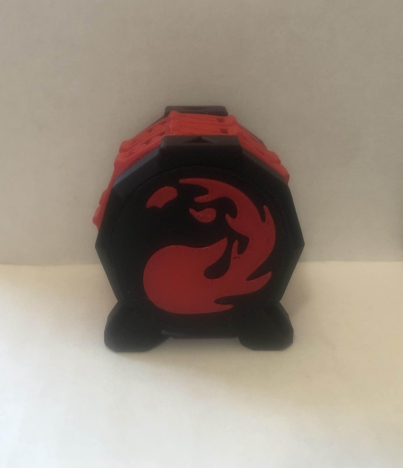 Red Mana inspired Life Counter 3D Printed Game Accessory
