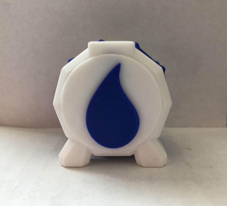 Blue Mana inspired Life Counter 3D Printed Game Accessory