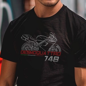 Ducati 748 Inspired T-Shirt - Motorcycle Tee Shirt for Riders